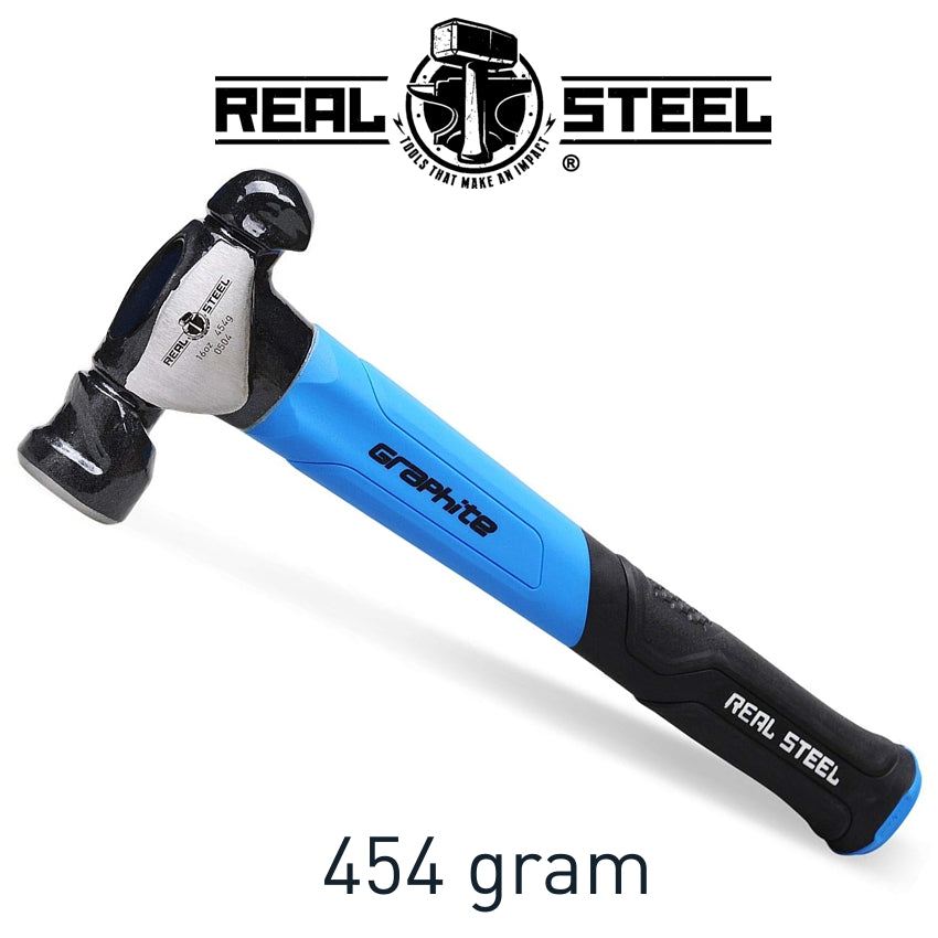 Hammer Ball Pein 450 G 16 Oz Graph. Handle Real Steel