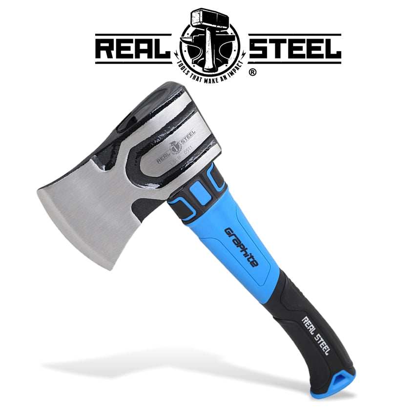 Axe Hammer Head Small Graph. Handle Real Steel