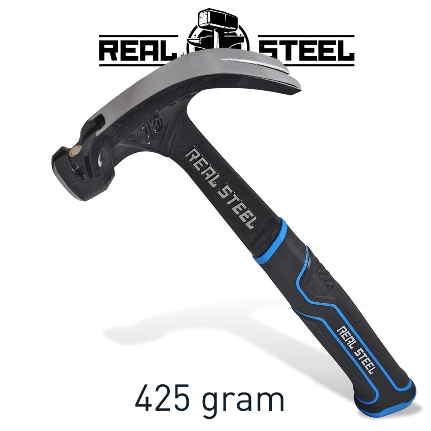 Hammer Claw Curved 425 G 15 Oz All Steel Handle Real Steel