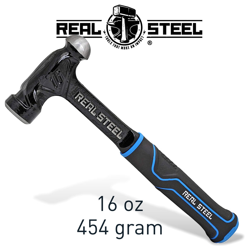 Hammer Ball Pein 450 G 16 Oz Ultra Steel Handle Real Steel