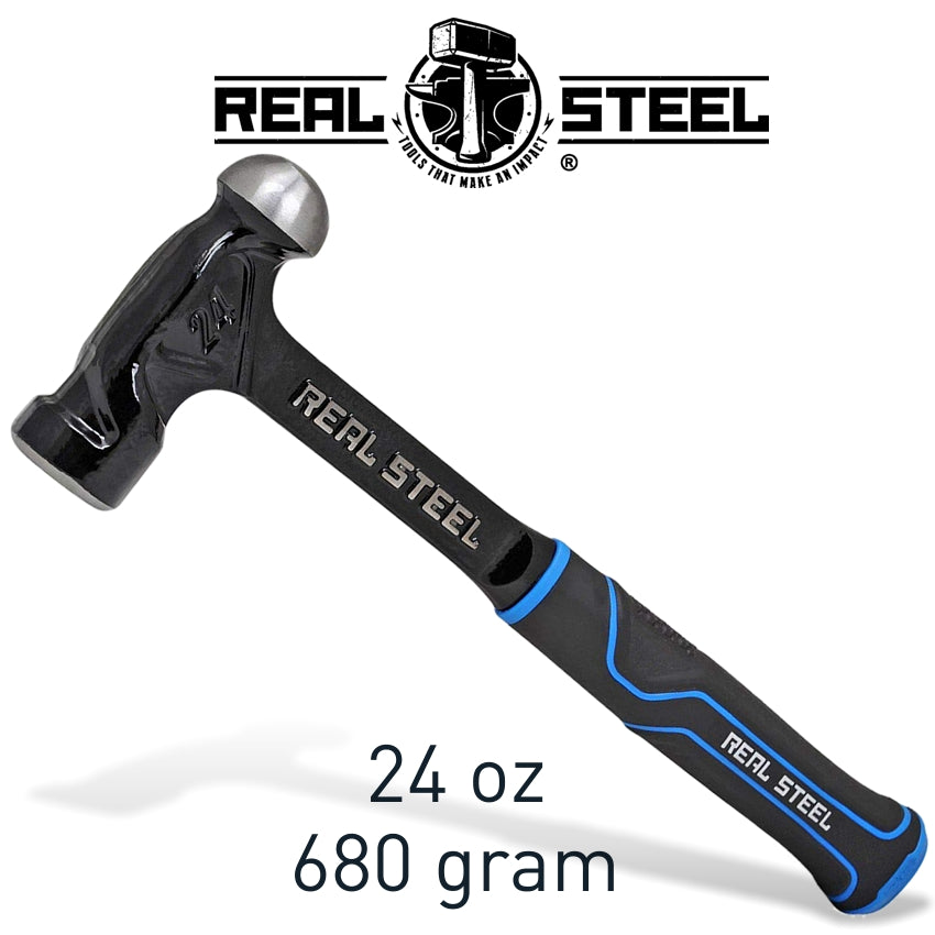 Hammer Ball Pein 700 G 24 Oz Ultra Steel Handle Real Steel