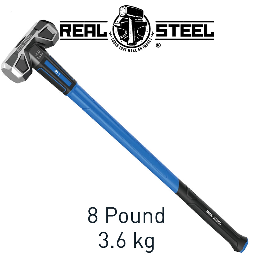 Hammer Sledge Cross Strike 3.5 Kg 8 Lb Graph. Handle 900 Mm Real Steel