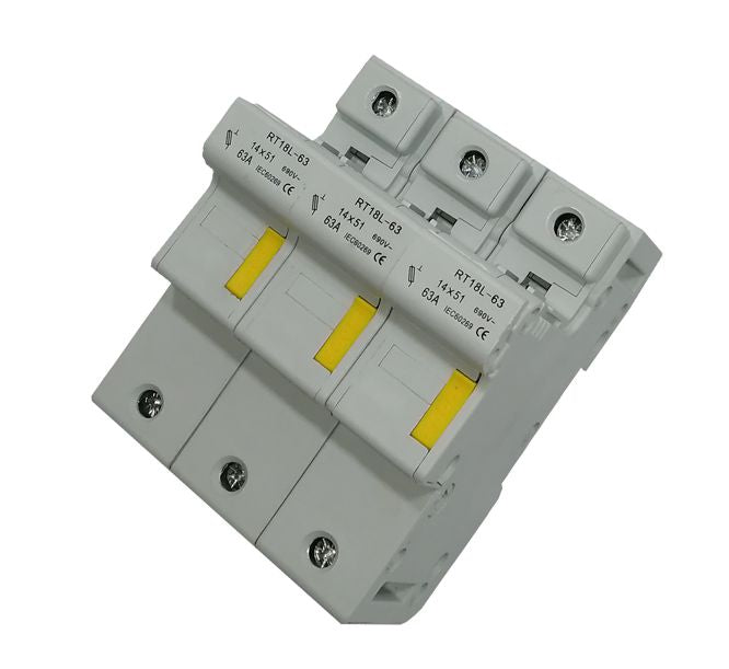 Isibambi se-Fuse 3 I-Pole Ye-14 X51 Mm Fuse Fh Rt18 63 3 P