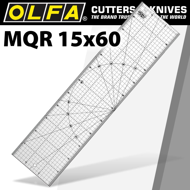 Metric Quilt Ruler 15 Cm X 60 Cm Metric Grid