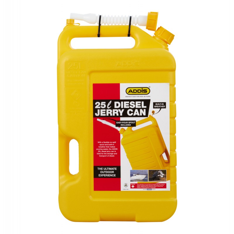 Addis Jerry Can Plastic Diesel 25 L