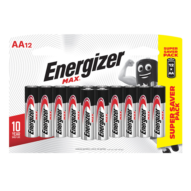 Energizer Battery Max Aa 12 Pack