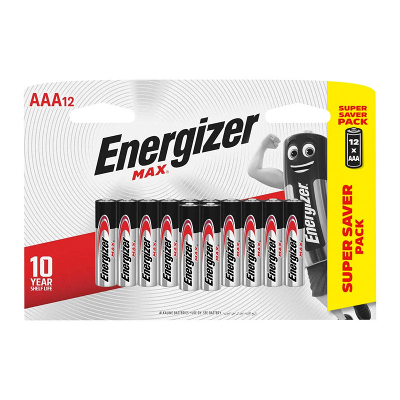 Energizer Battery Max Aaa 12 Pack