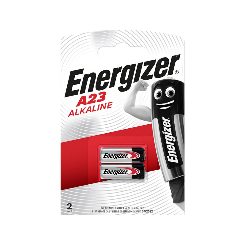 Energizer Battery Miniature Alkaline 12 V A23 2 Pc