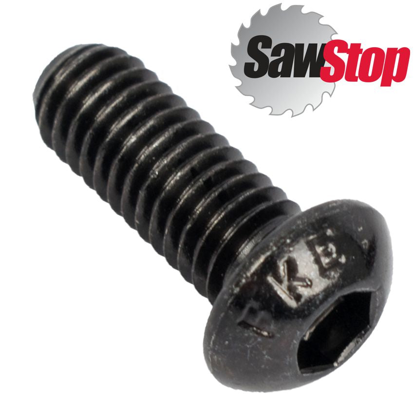 Sawstop But/ Head Socket Screw M6 X1.0 X16 Mm Black For Jss