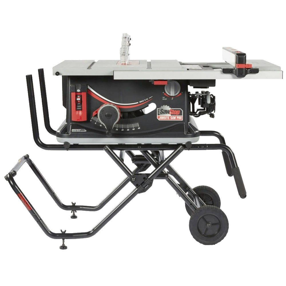 Jobsite Saw Pro 250 Mm With Mobile Cart Assembly Sawstop