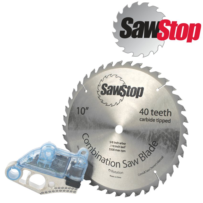 Sawstop Demo Cartridge And 40 T Blade