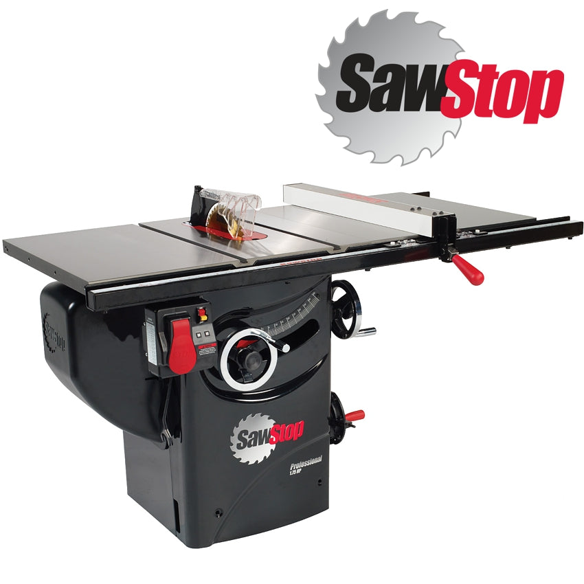 Sawstop Proffesional Cabinet Saw 250 Mm 3 Hp