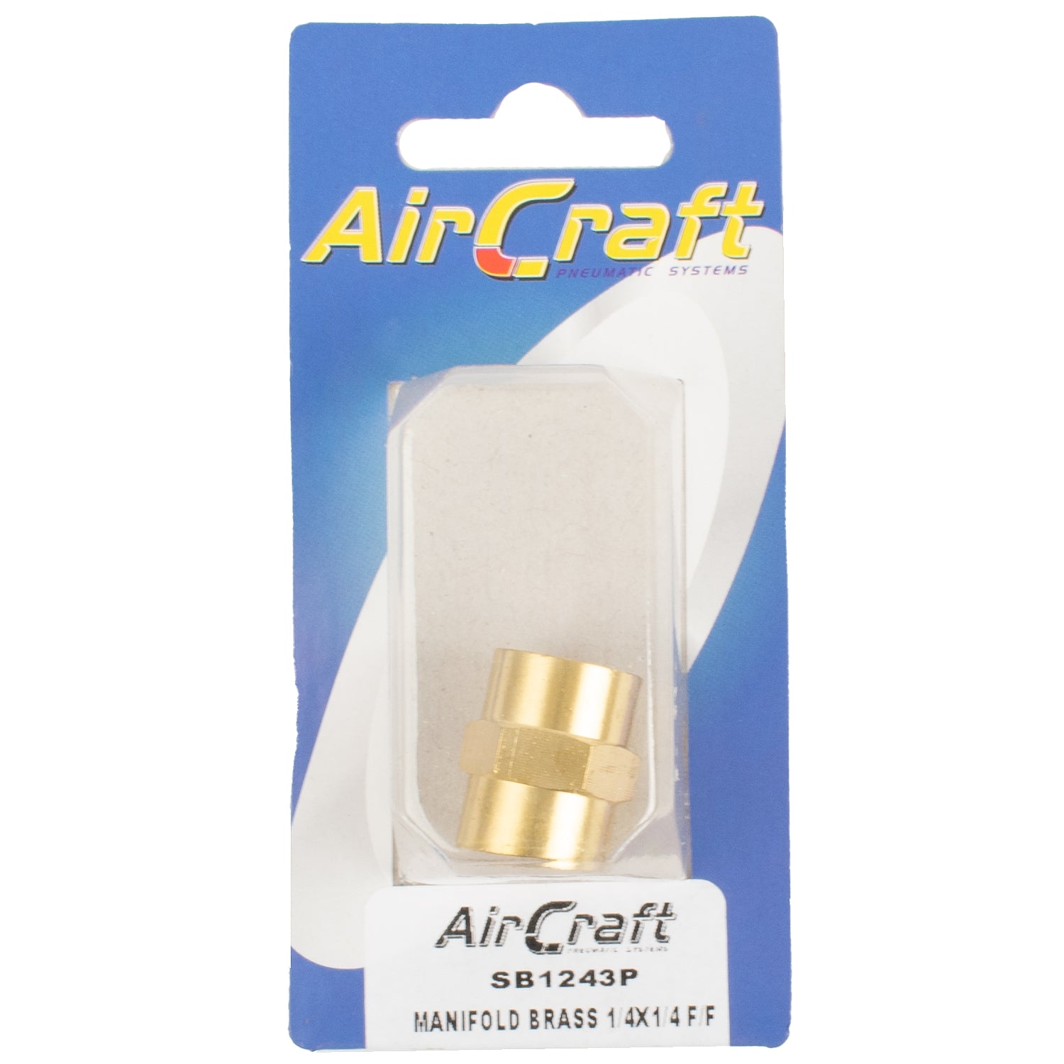 Manifold Brass 1/4 X1/4 F/F 1 Pc Pack