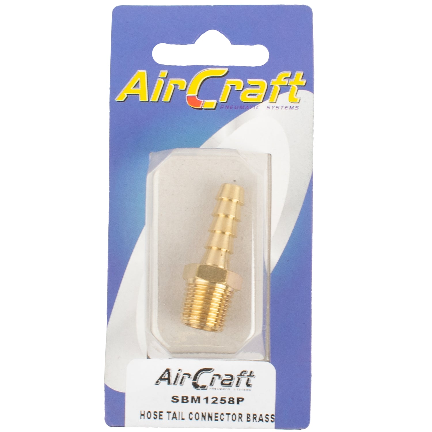 Hose Tail Connector Brass 1/4 M X 8 Mm 1 Pc Pack