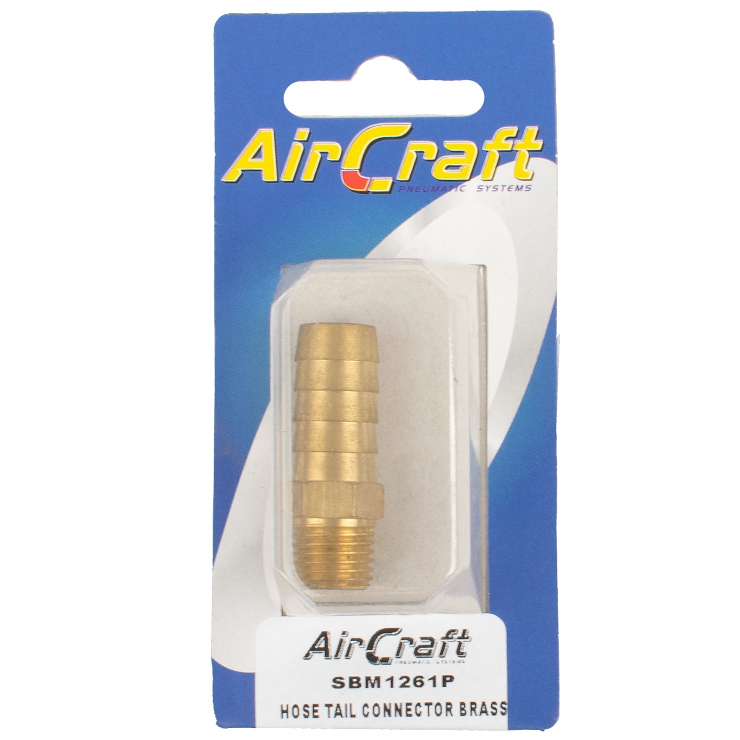 Hose Tail Connector Brass 1/4 M X 13 Mm 1 Pc Pack