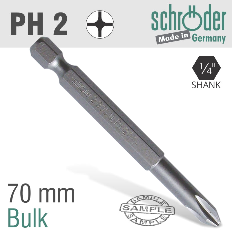 Phil.No.2 70 Mm Power Bit Bulk