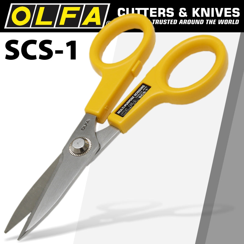 Olfa Scissors W/Serrated Ss Blades 127 Mm