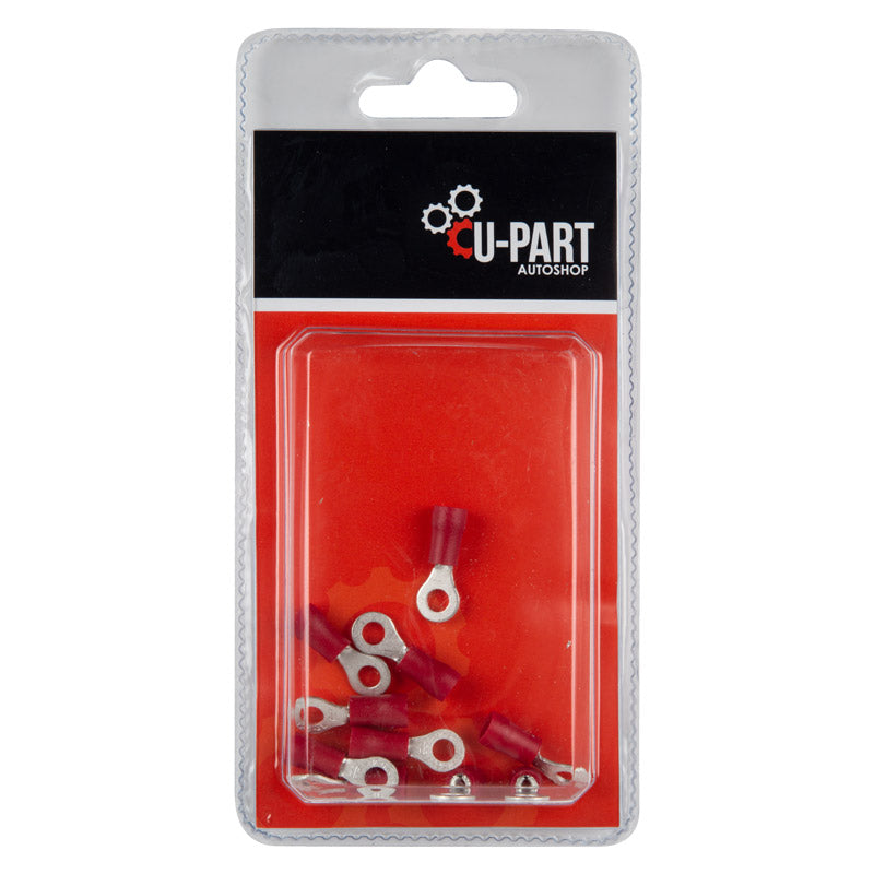 U Part Terminal Ring Lug Red 0.5 1.5 Mm 4 Mm Lr15004