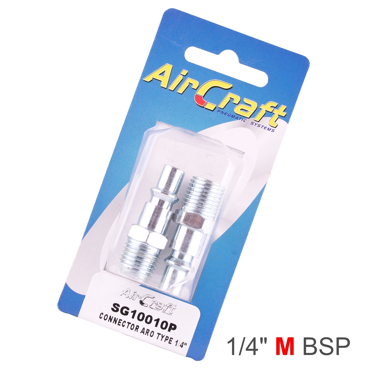 Connector Aro Type 1/4' Male 2 Pack