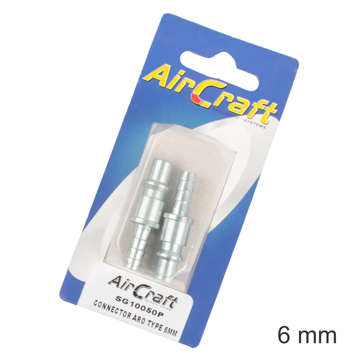 Connector Aro Type 6 Mm Hosetail 2 Pc Pack