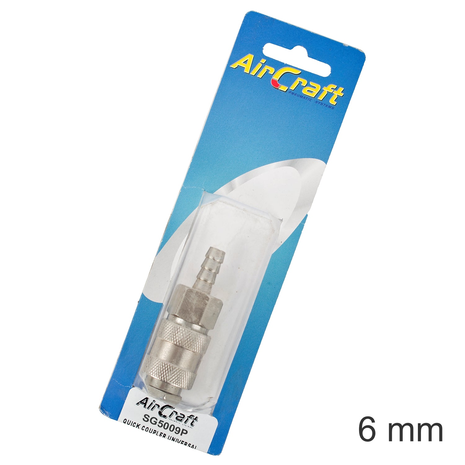 Quick Coupler Universal 6 Mm Hosetail 1 Pc Pack