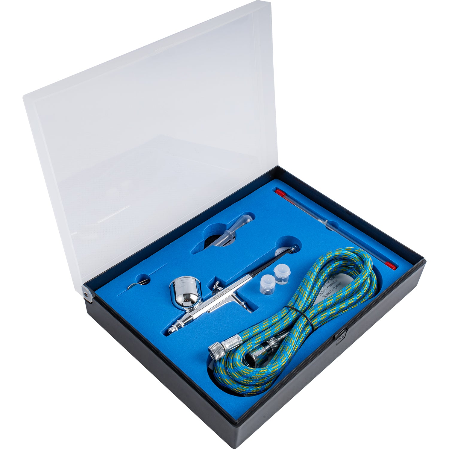 Air Brush Kit 0.2 0.3 0.5 Mm Nozzles With 1.8 M Air Hose