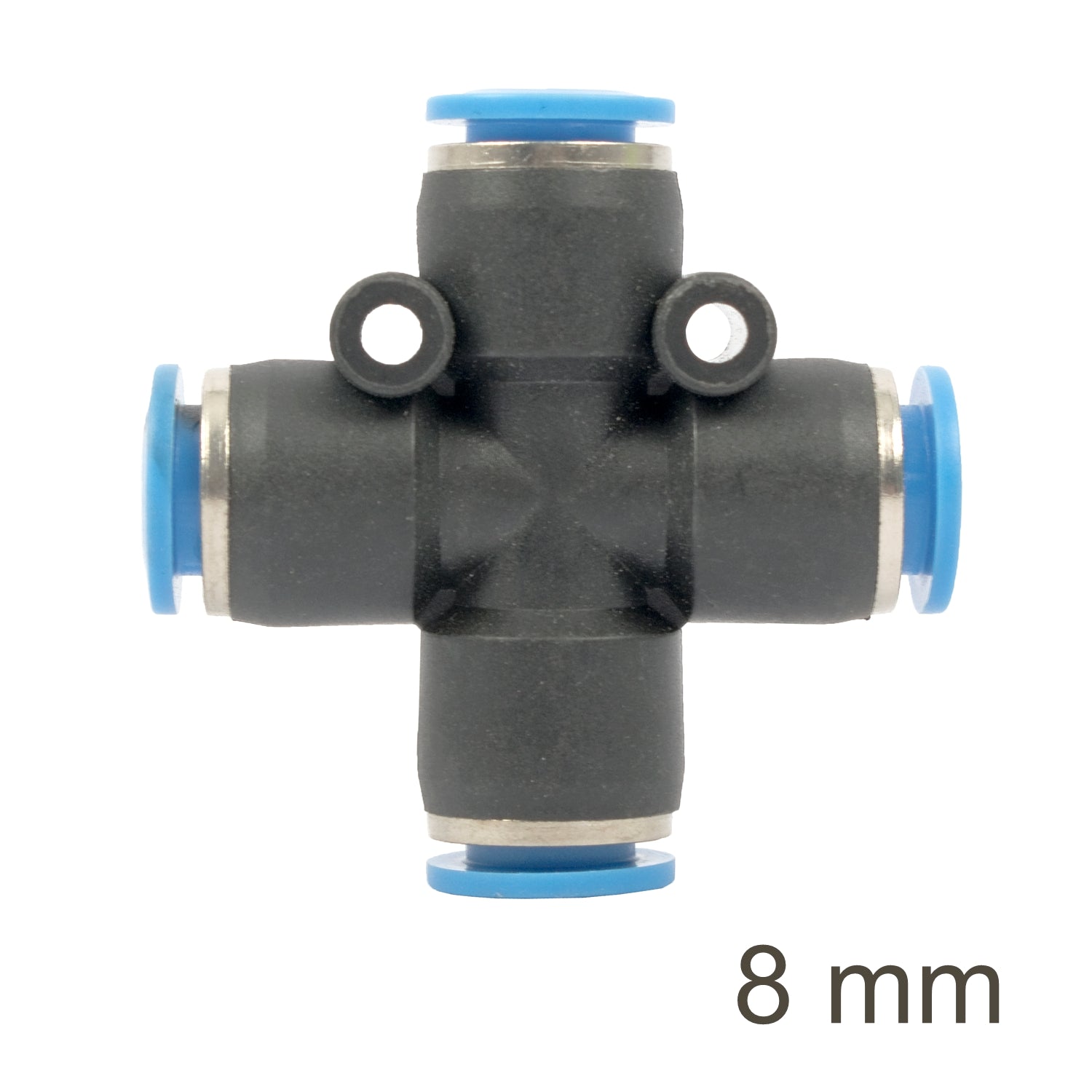 Pu Hose Fitting 4 Way Connector 8 Mm