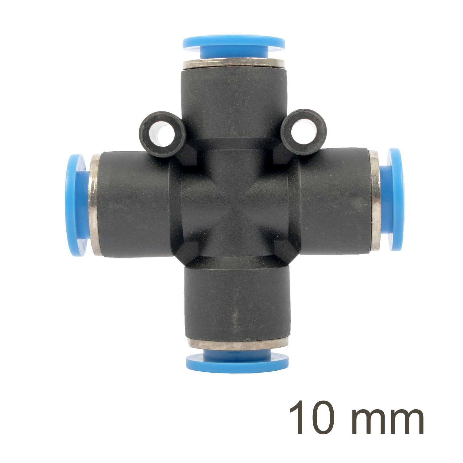 Pu Hose Fitting 4 Way Connector 10 Mm