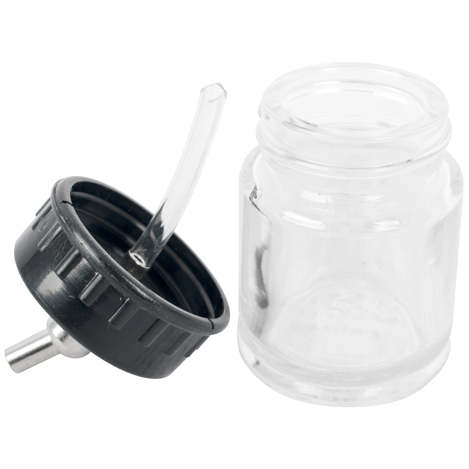 Glass Jar With 22 Cc 60 Deg Spout For Airbrush