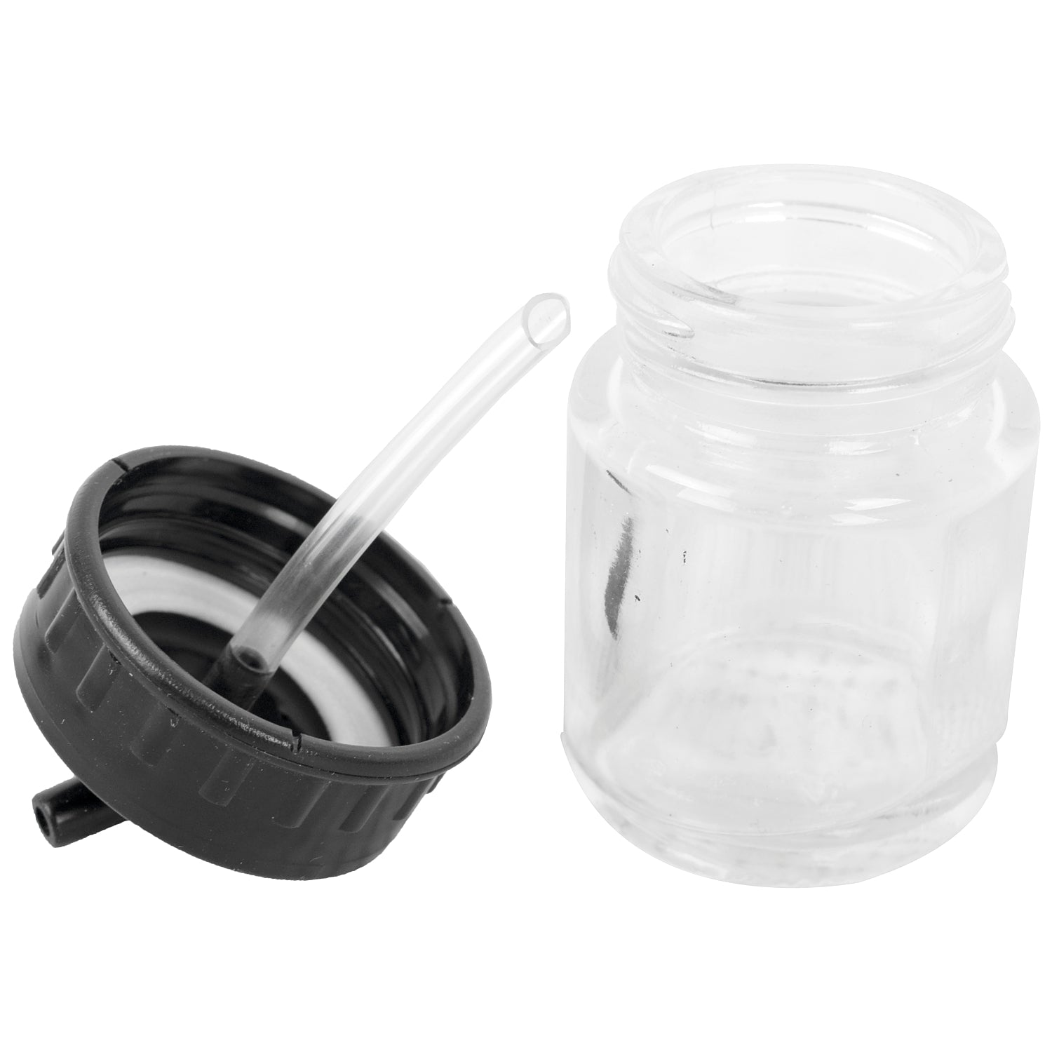 Glass Jar With 22 Cc 45 Deg Spout For Airbrush