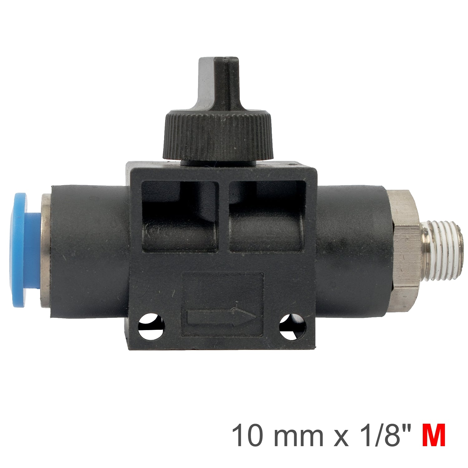 Pu Hose Fitting Valve 10 Mm X 1/8'm