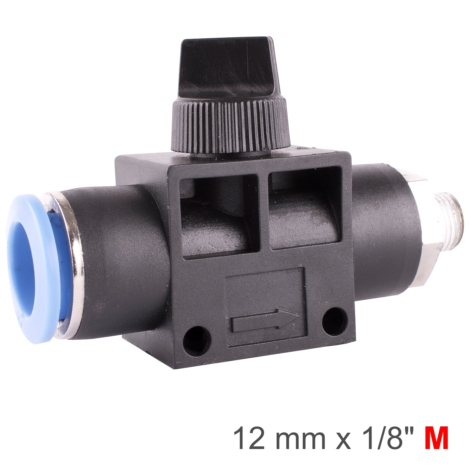 Pu Hose Fitting Valve 12 Mm X 1/8'm