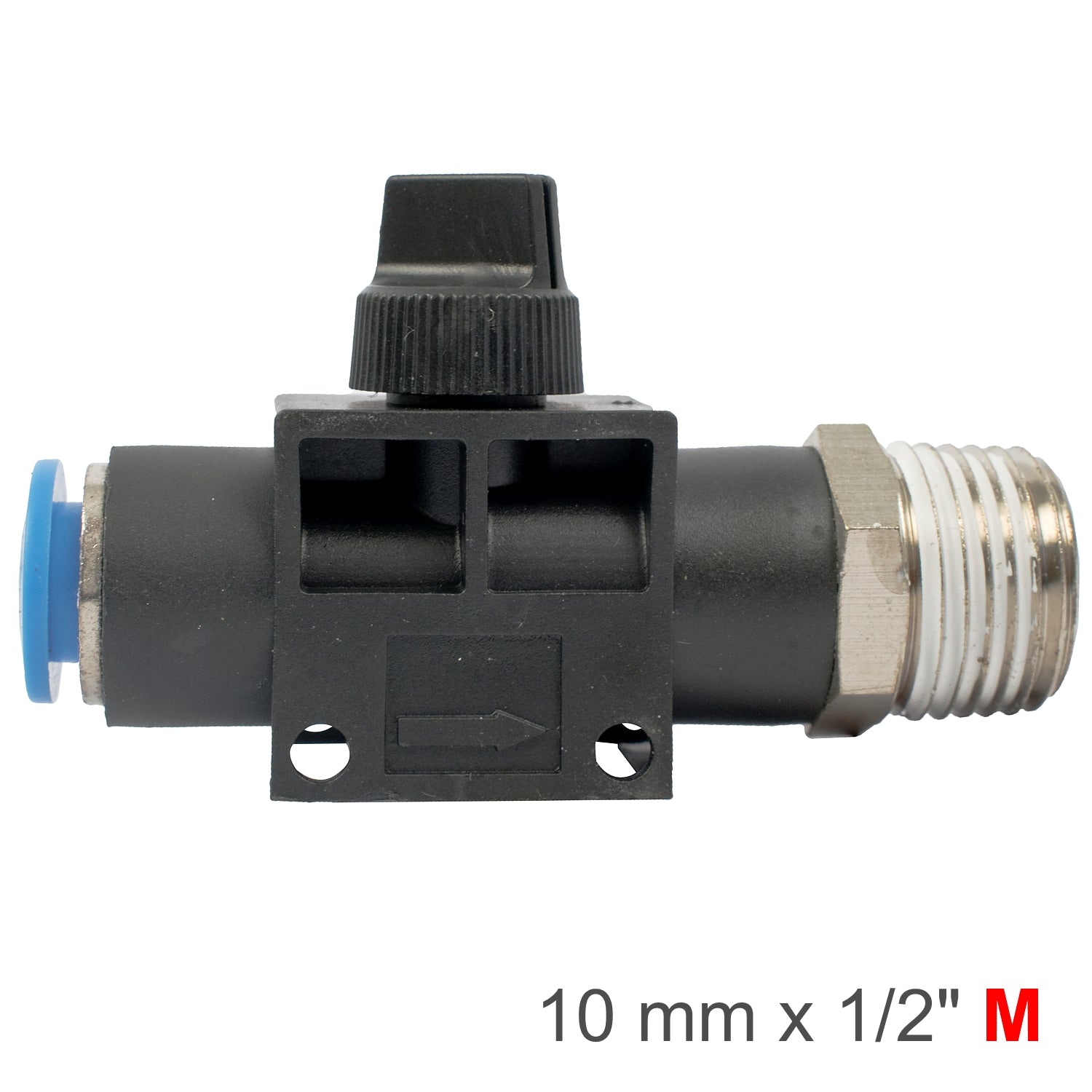 Pu Hose Fitting Valve 10 Mm X 1/2'm