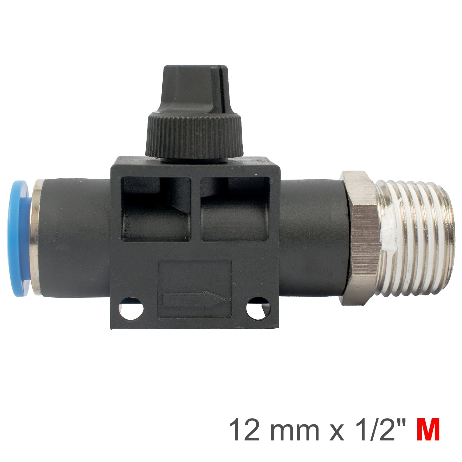 Pu Hose Fitting Valve 12 Mm X 1/2'm