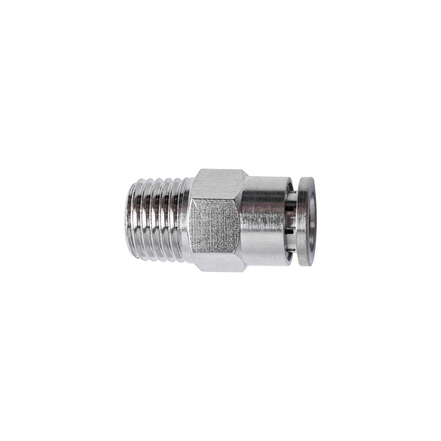 Metal Pu Fitting Straight 8 Mm X 1/4' M