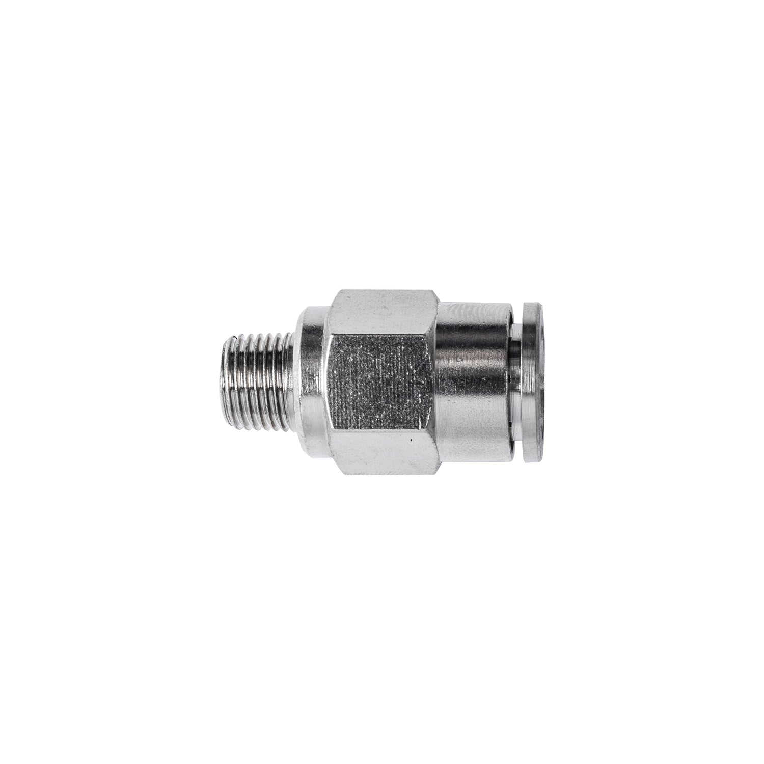 Metal Pu Fitting Straight 10 Mm X 1/8' M