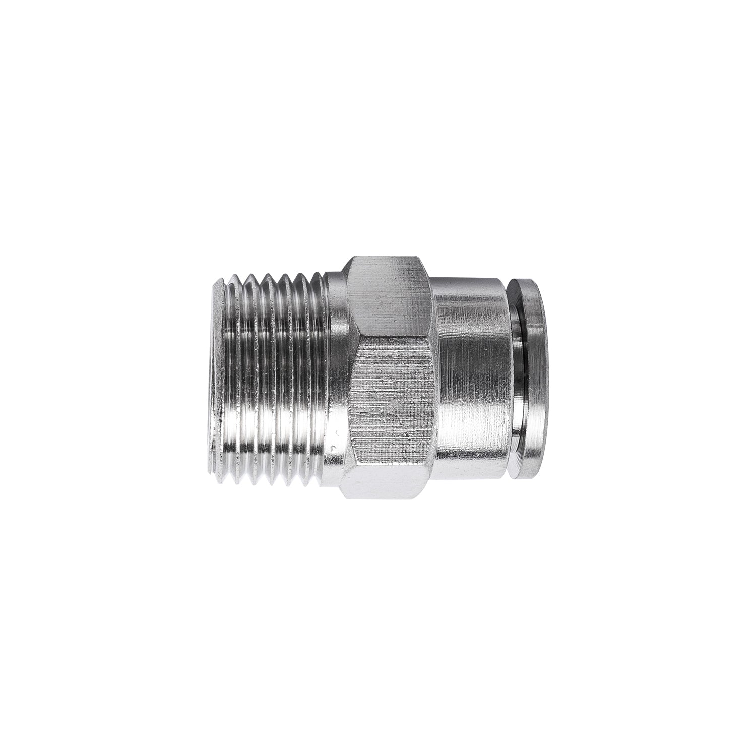 Metal Pu Fitting Straight 10 Mm X 3/8' M