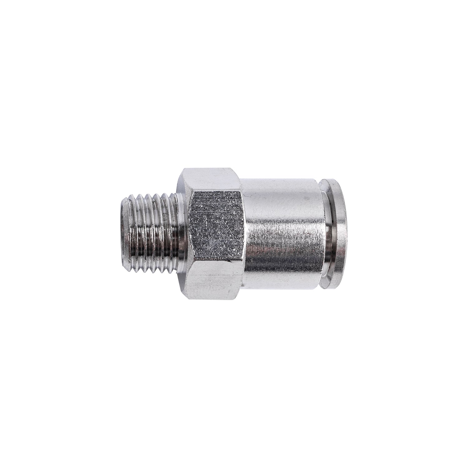 Metal Pu Fitting Straight 12 Mm X 1/4' M