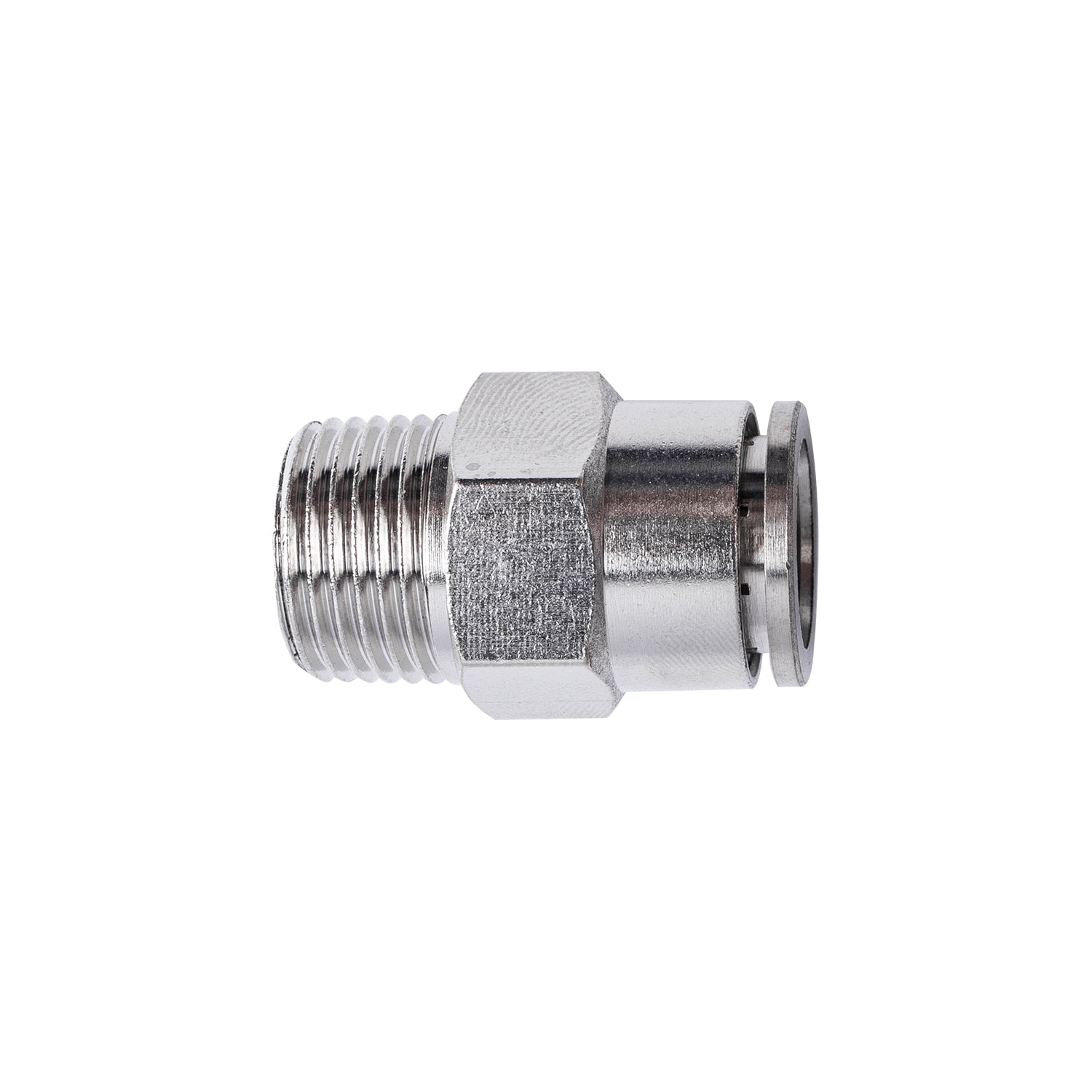 Metal Pu Fitting Straight 12 Mm X 3/8' M