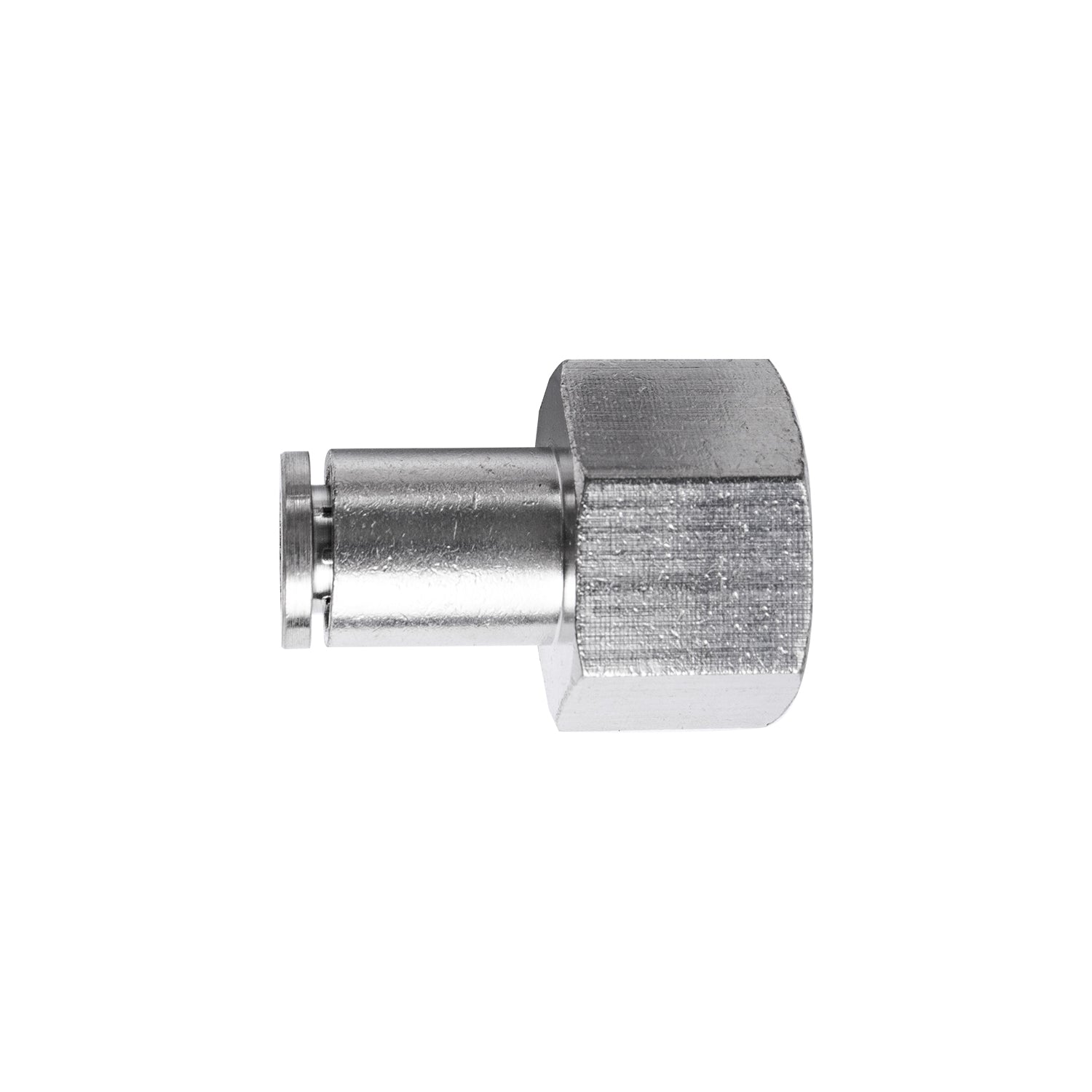 Metal Pu Fitting Straight 6 Mm 3/8' F