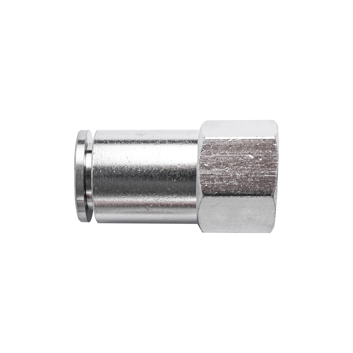 Metal Pu Fitting Straight 10 Mm 1/4' F