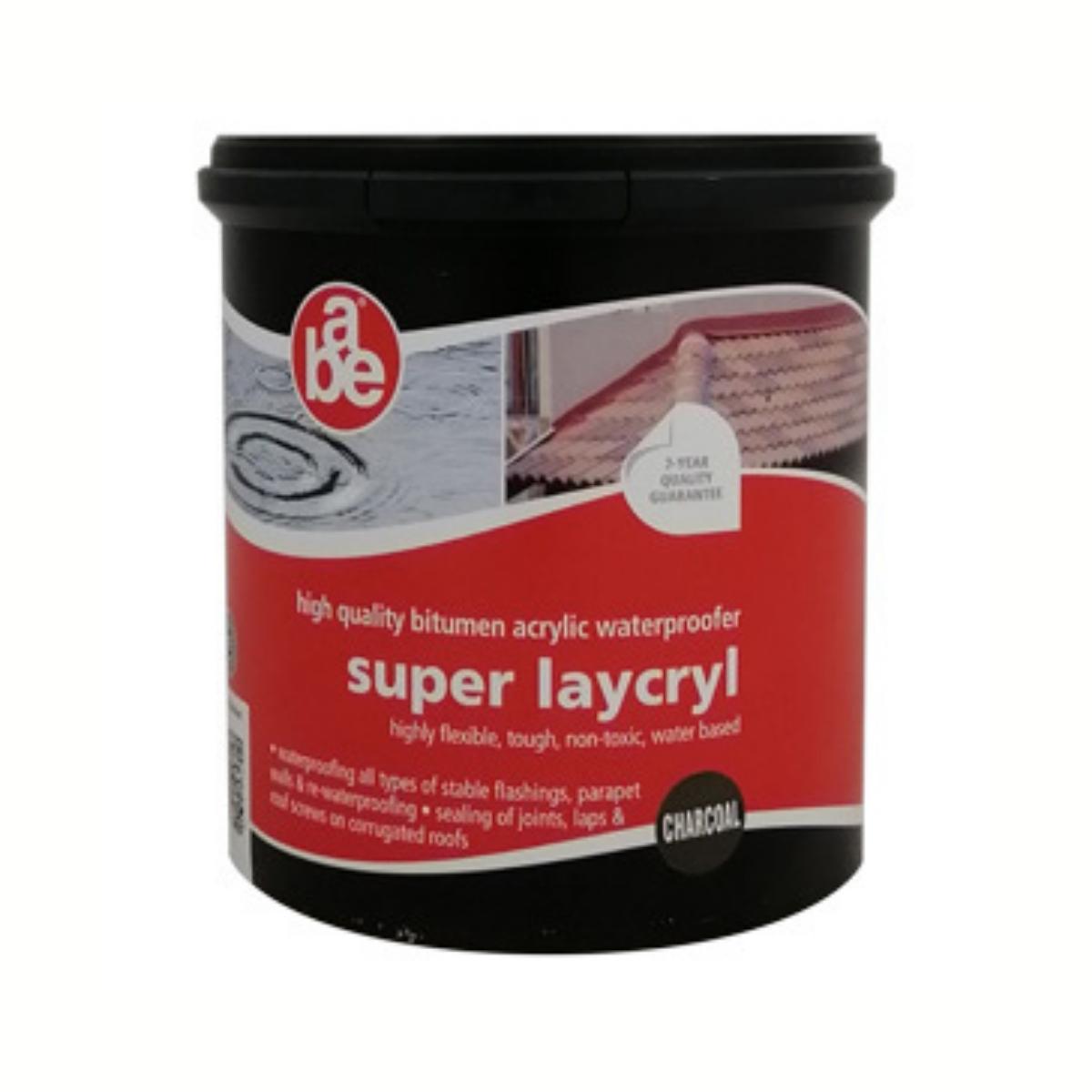 Abe Super Laycryl 1 L Charcoal