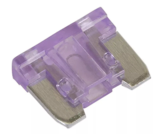 Automotive Low Profile Blade Fuse Short Legs 3 A Purple 240496