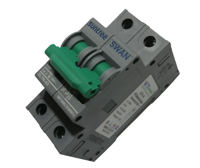 Dc Circuit Breaker Din 16 A 2 P Dc Sl7 63 N 216