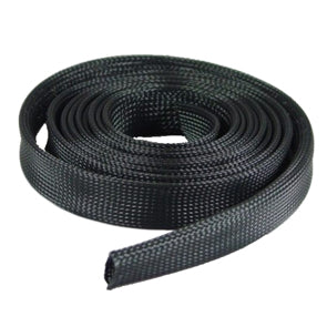 Braided Sleeving Flat20 Exp Od=40mm Debulk Pet20 Bk / 181408