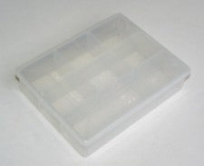 Abs Enclosure Clear 08 Compartment Sp77972 182x140x40mm