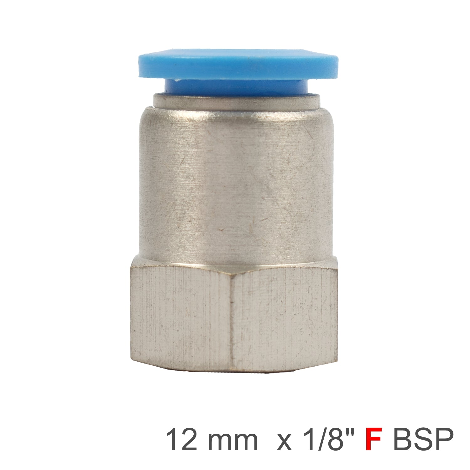 Pu Hose Fitting Straight Stud 12 Mm 1/8 F