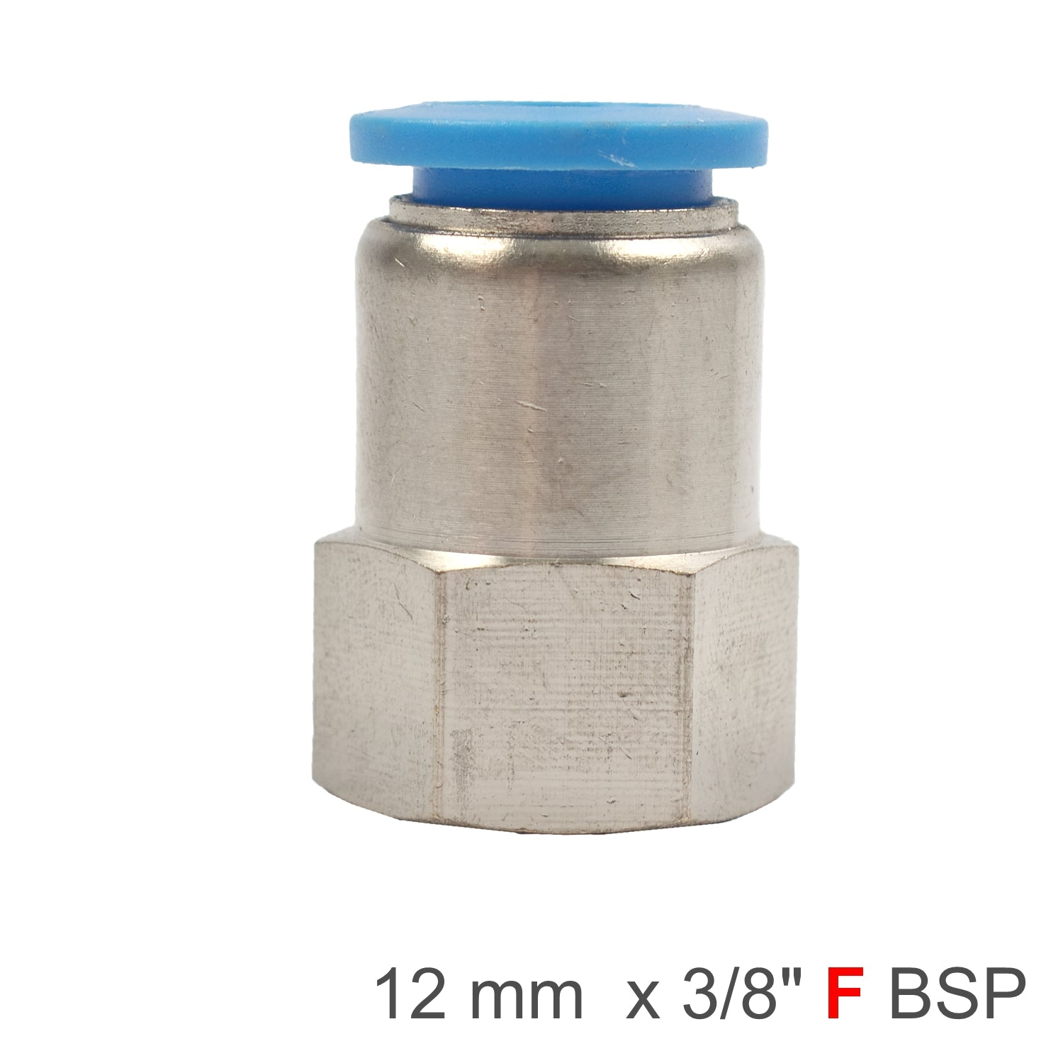 Pu Hose Fitting Straight Stud 12 Mm 3/8 F