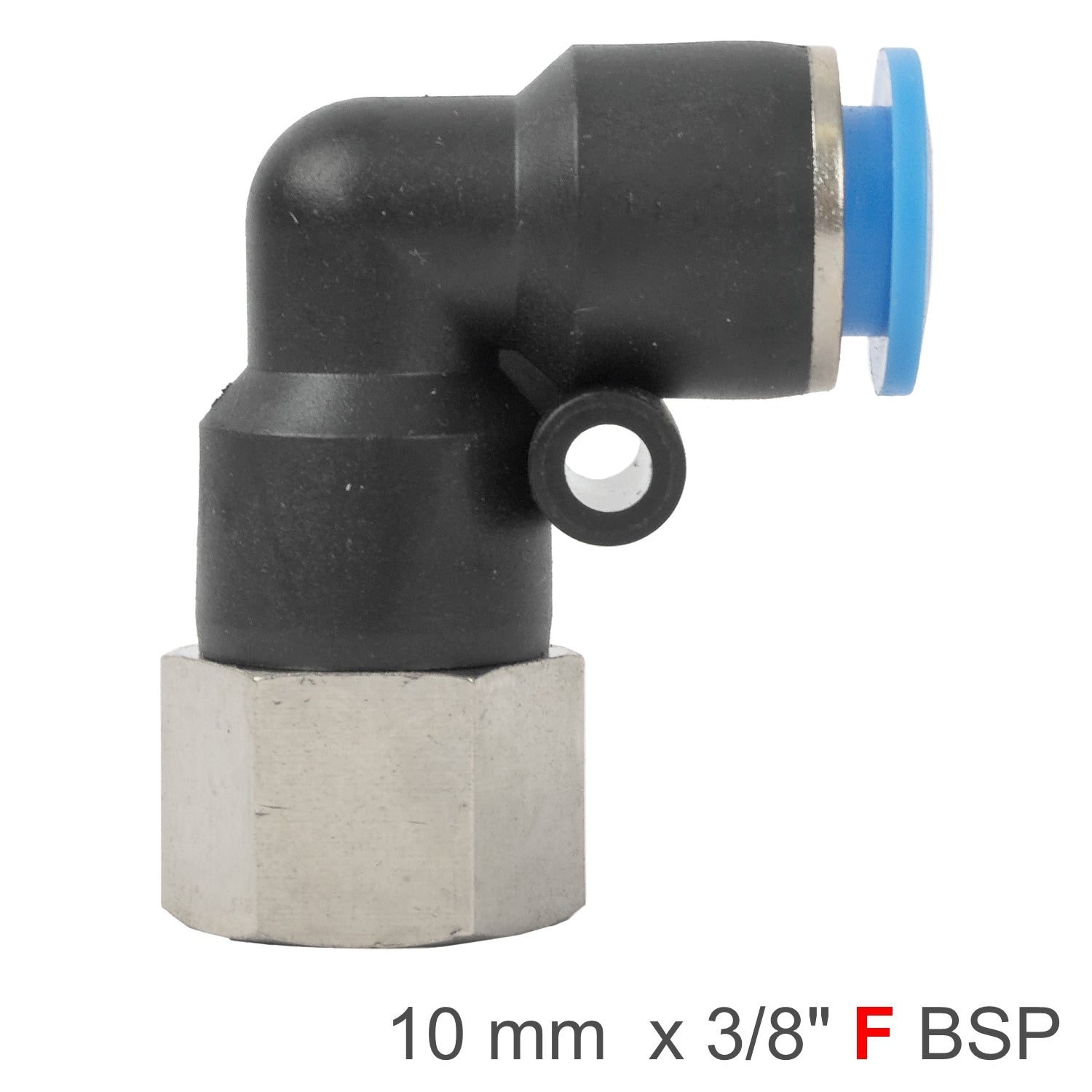 Pu Hose Fitting Elbow 10 Mm 3/8 F