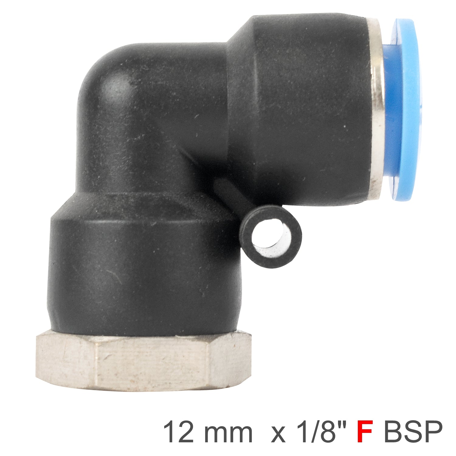 Pu Hose Fitting Elbow 12 Mm 1/8 F